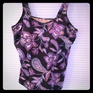Lands End Tankini Swim Top size 18DD